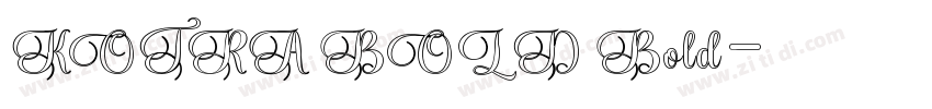 KOTRA BOLD Bold字体转换